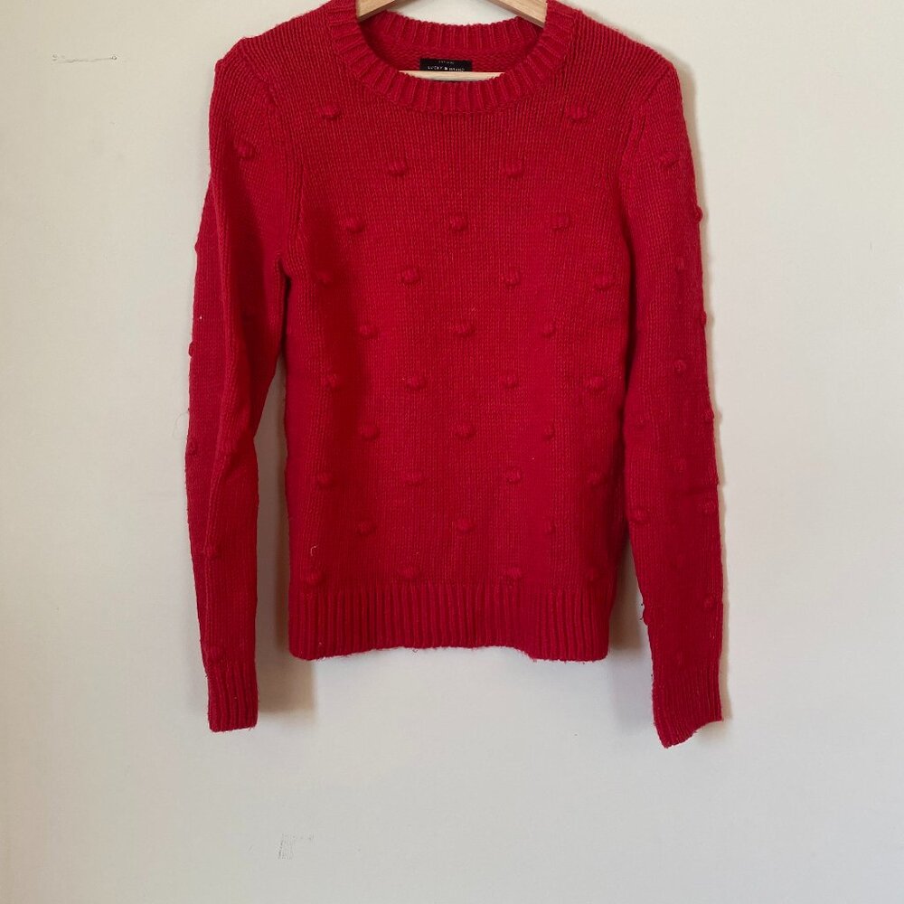 Lucky Brand Bobble Crewneck Sweater